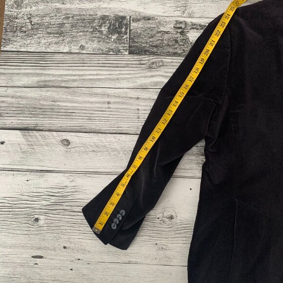 Balmain Paris Two Button Velvet Sport Coat Blazer - Picture 15 of 16